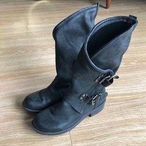 Coolway black moto boot